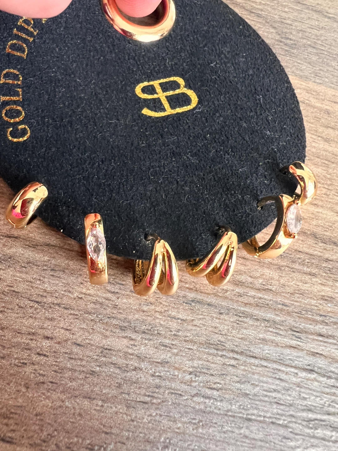 Gold Dipped Earring Set - photo 2