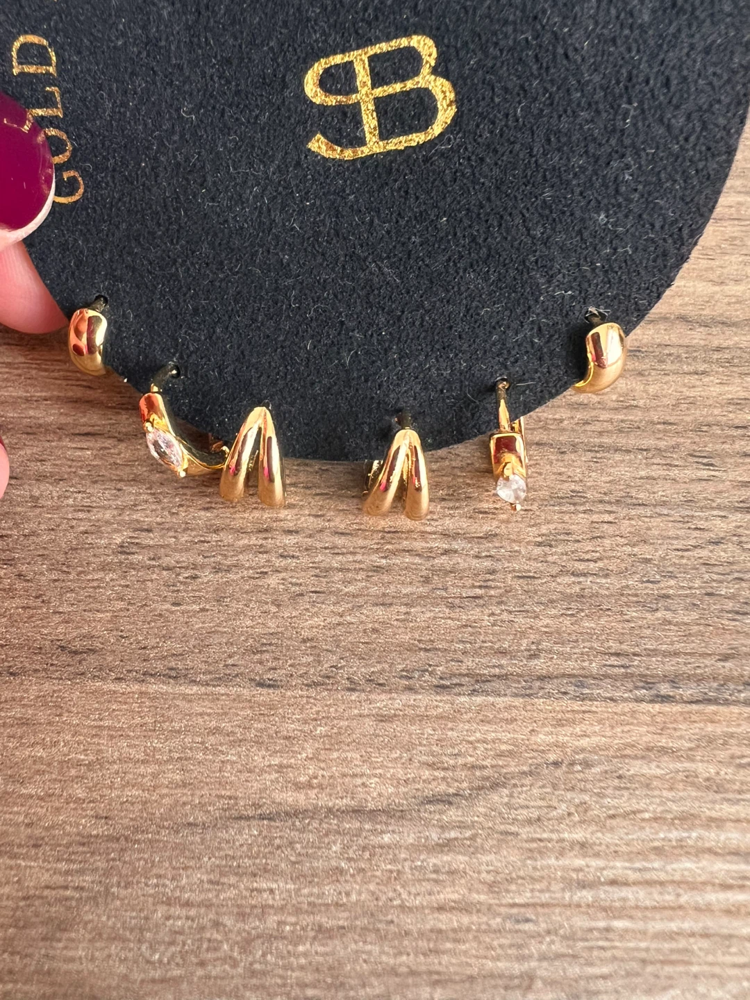 Gold Dipped Earring Set - photo 5