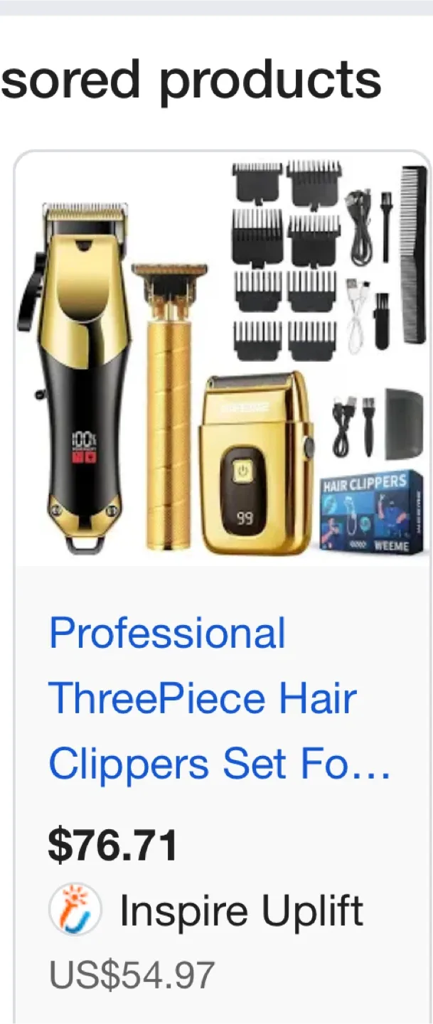 Weeme Hair Clippers Set - Brand New