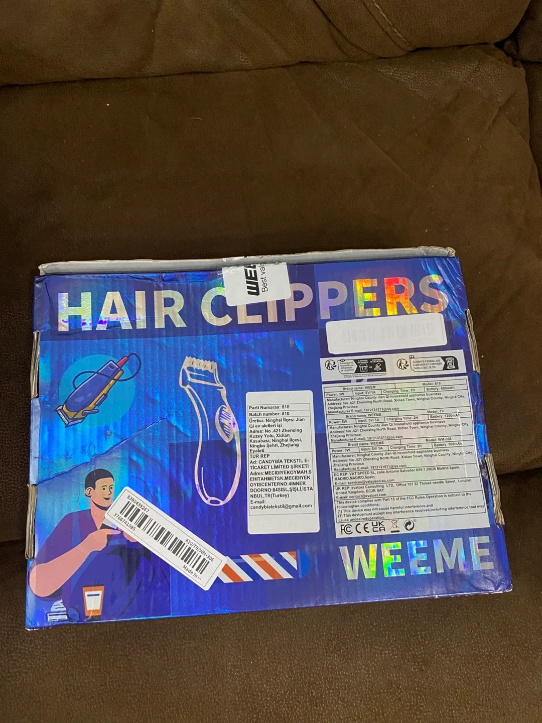 Weeme Hair Clippers Set - Brand New image indicator(2)