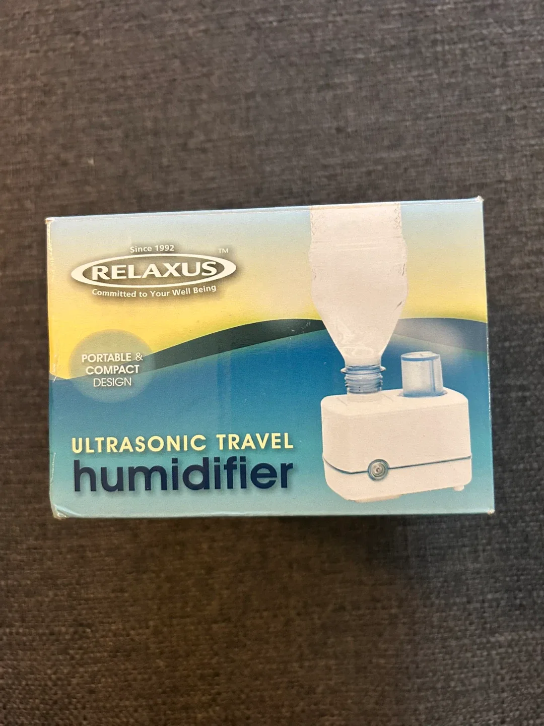Relaxus Ultrasonic Travel Humidifier - New