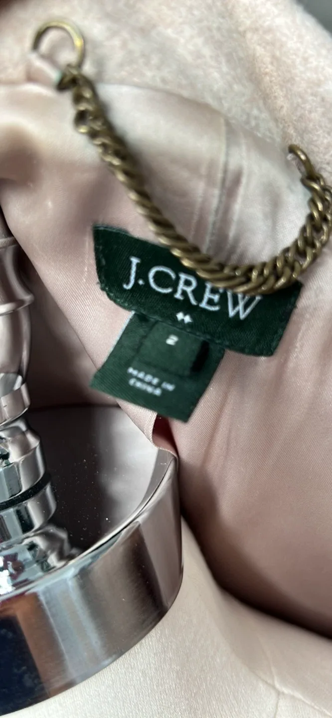 J.Crew Size 2 Wool Blend Coat image indicator(5)