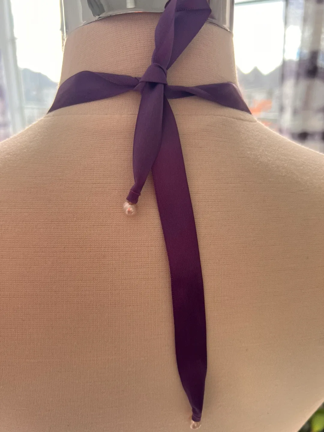 Handmade Amethyst & Pearl Necklace image indicator(3)