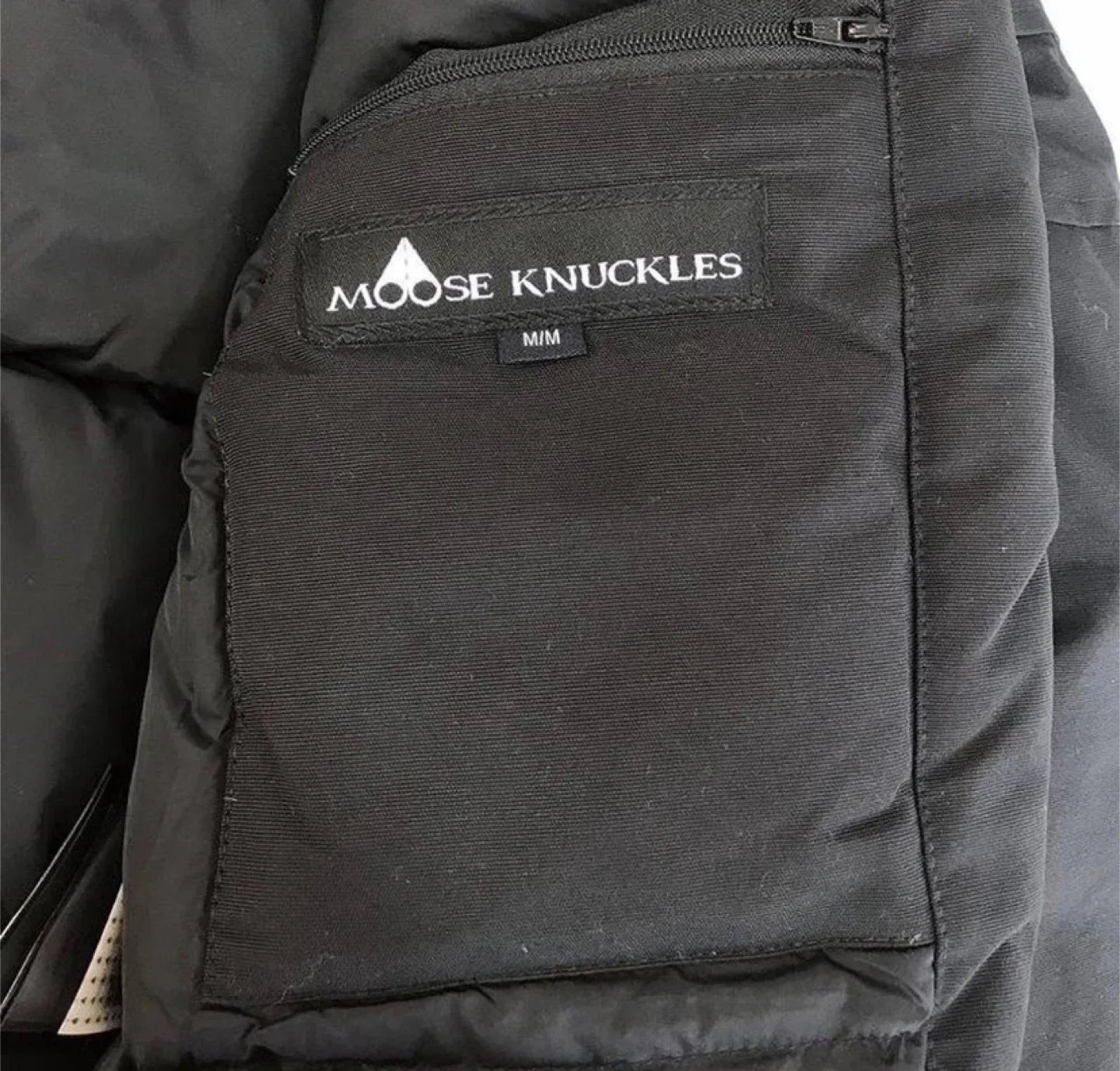 Moose Knuckles Bomber Jacket Black/White Fur - All Sizes image indicator(4)