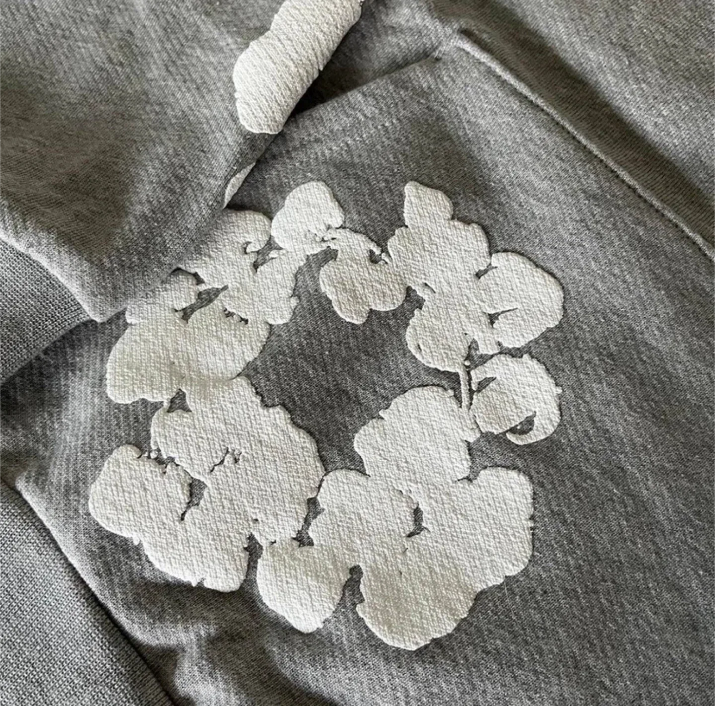 Denim Tears Grey Cotton Wreath Hoodie - All Sizes - NWT image indicator(4)