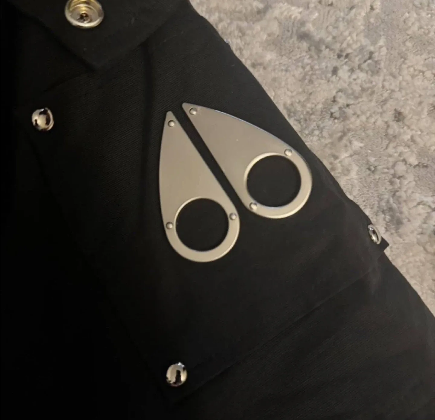 Moose Knuckles Black Down-Filled Fur Bomber Jacket - All Sizes image indicator(4)