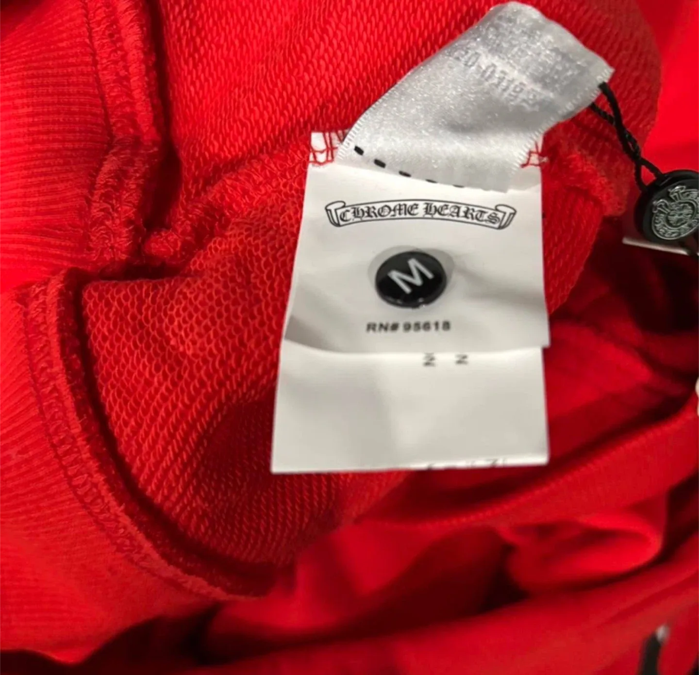 Chrome Hearts Racing Flame Red Hoodie - All Sizes - NWT image indicator(5)