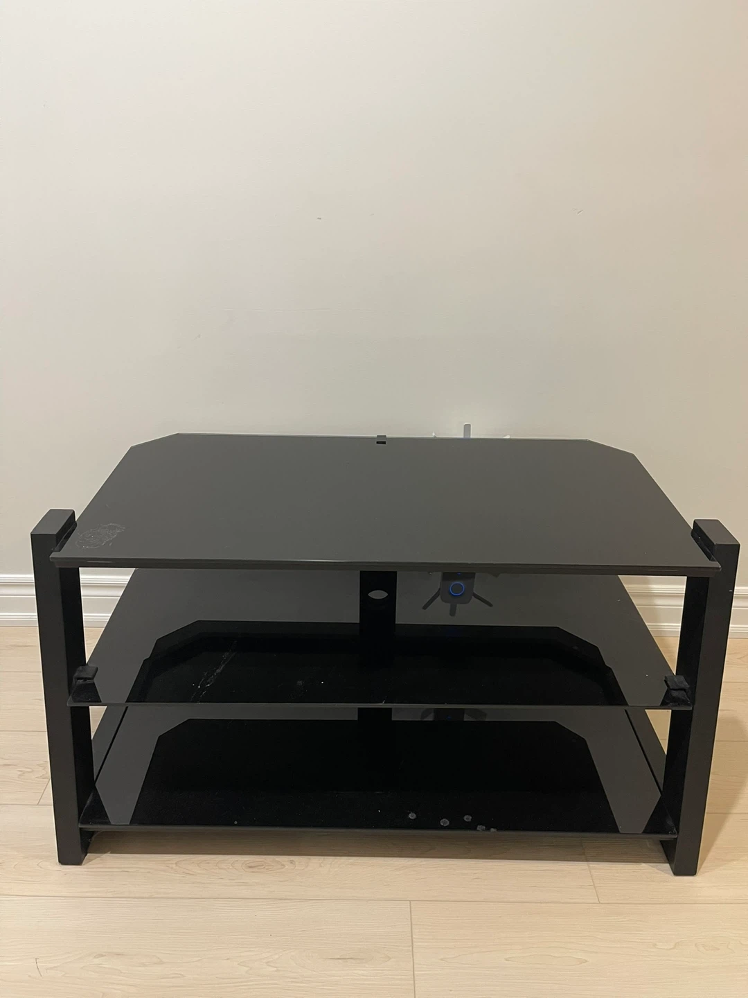 Black TV Stand, 47x24x21 inches
