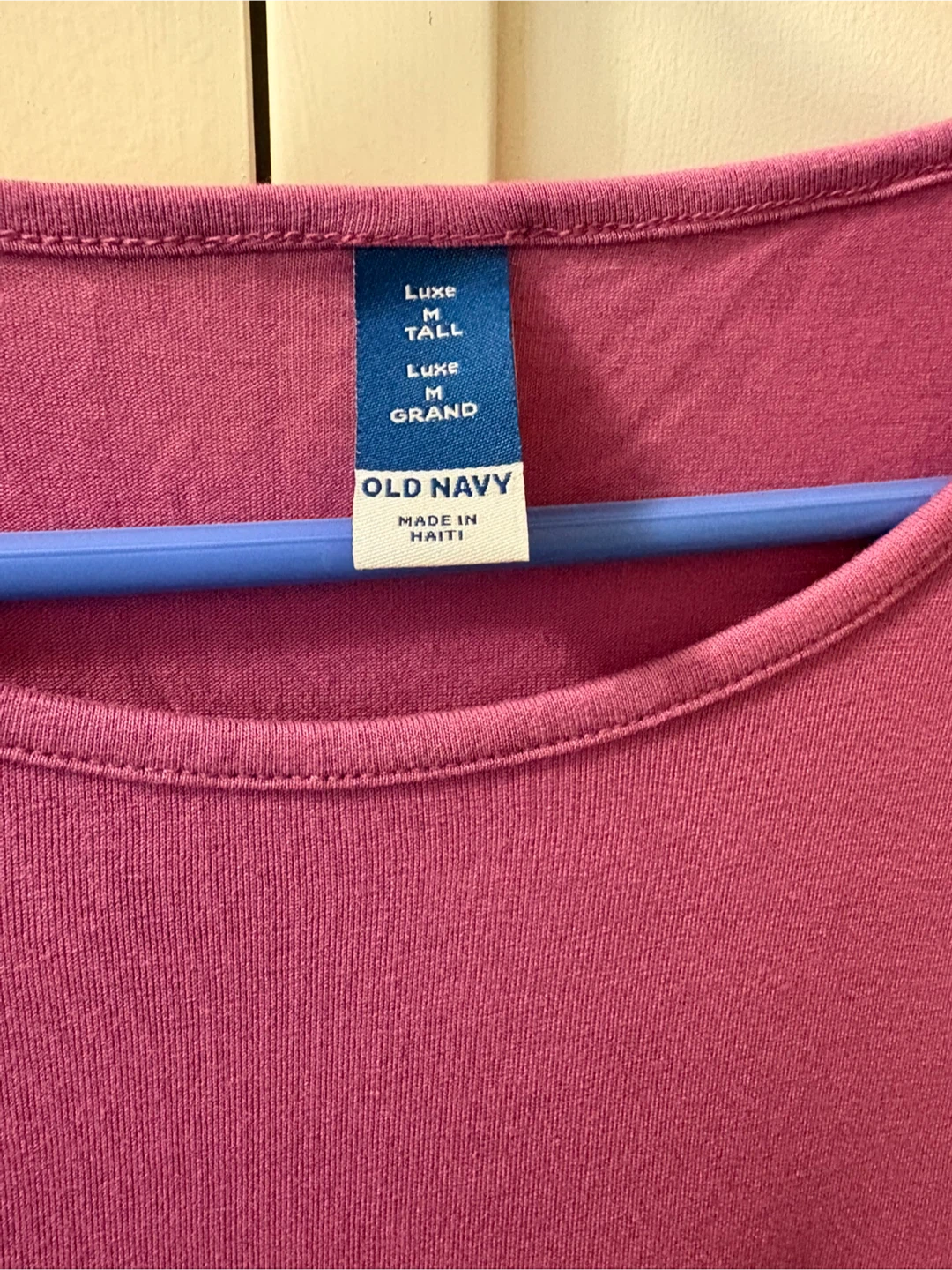 Old Navy Luxe T-Shirt - M Tall - Pink - photo 2