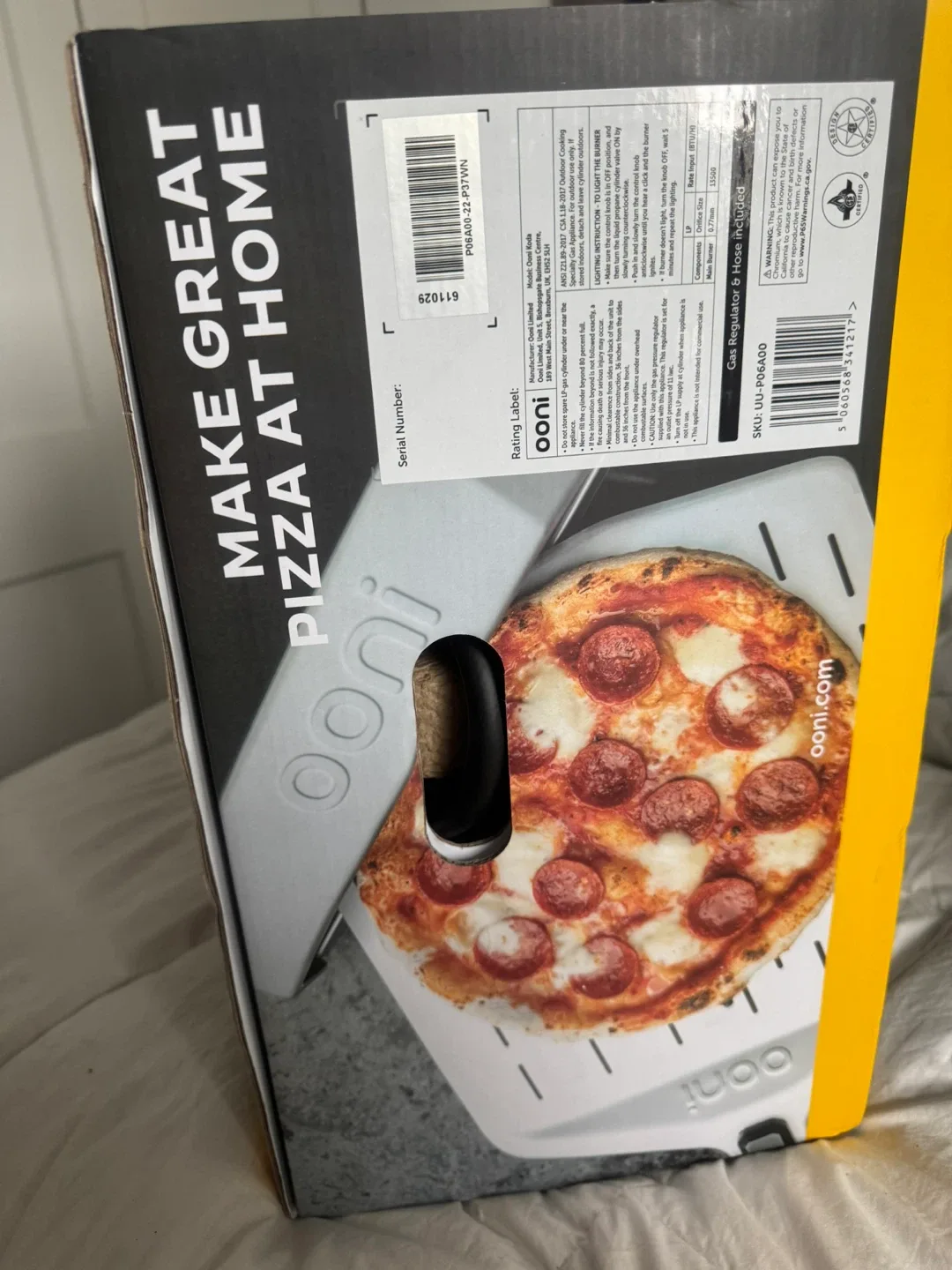 Brand New in Box Outdoor Pizza Oven, Retails $549 + Tx image indicator(6)