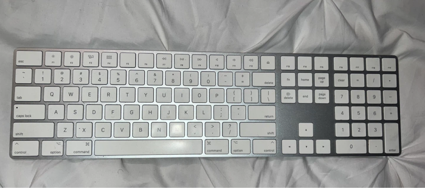Apple Magic Keyboard with Numeric Keypad - Silver - photo 3