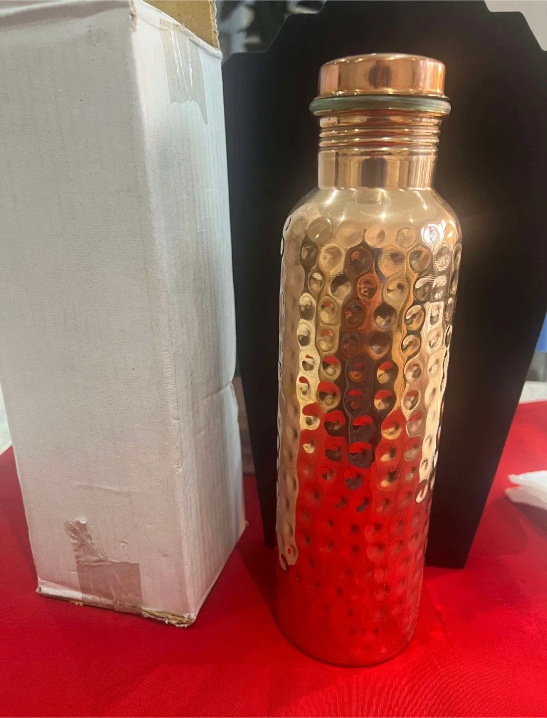 Copper water bottle