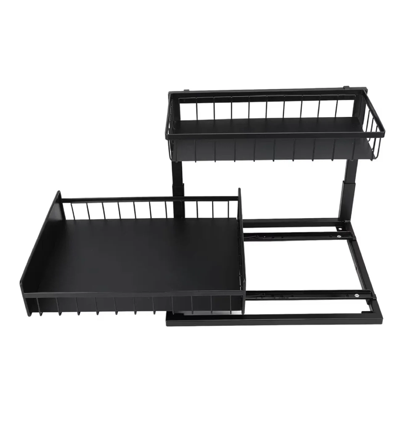 Two-Tier Under Sink metal Organizer - Black image indicator(3)