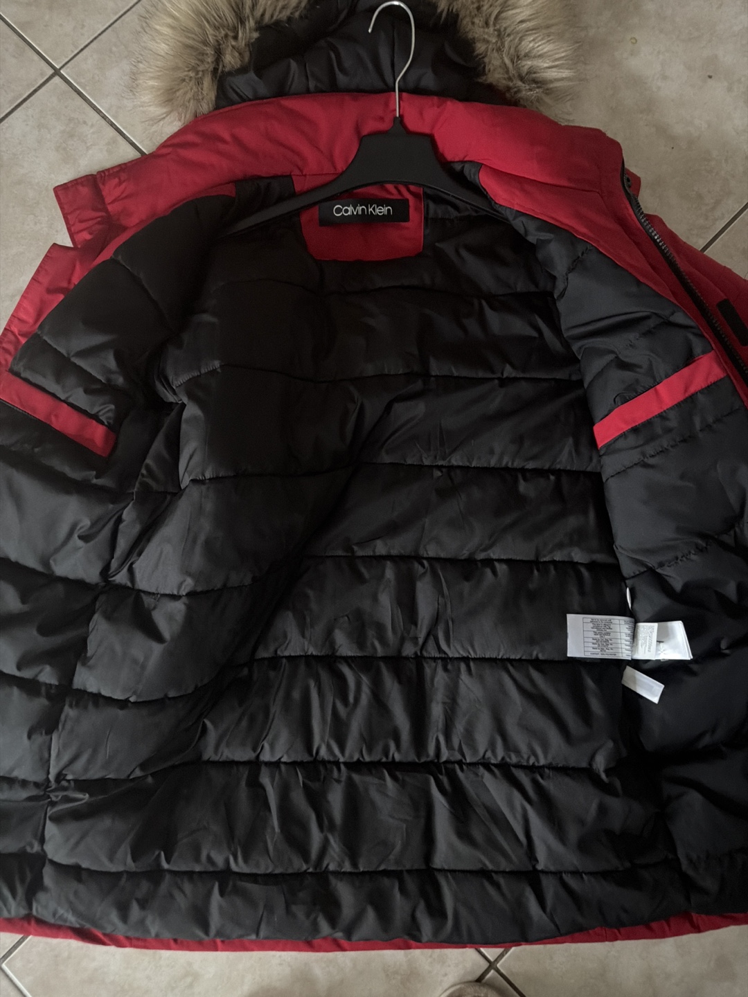 Calvin Klein Red Winter Jacket
