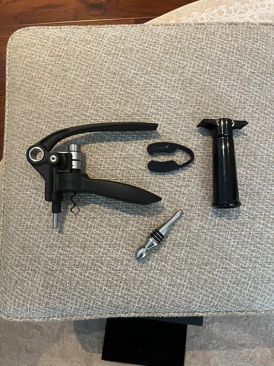 Screwpull Lever Model Set Wine Cork Opener Set image indicator(3)