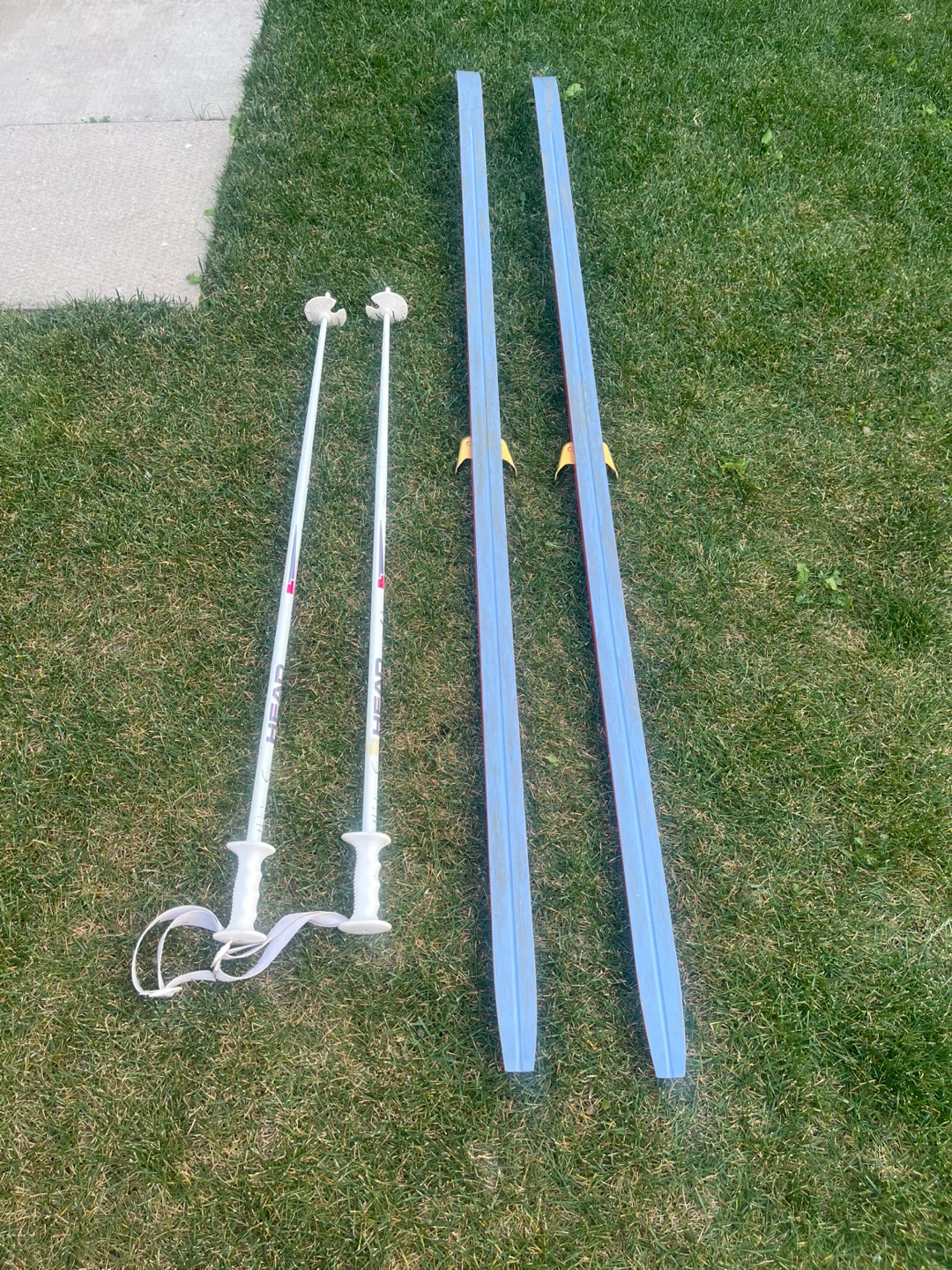 Fischer Sport Glass Skis & Head Ski Poles