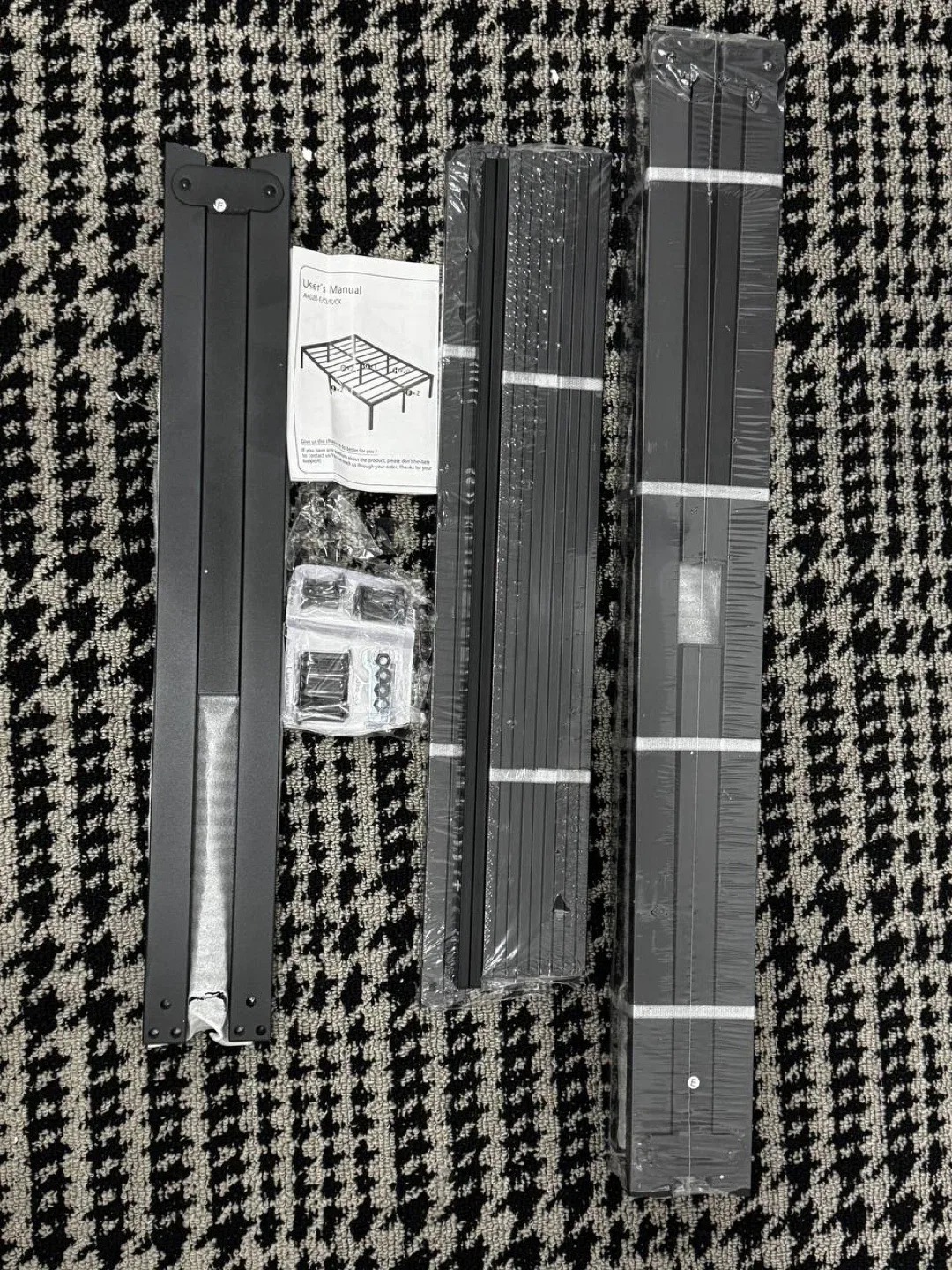 NEW JETO Queen Metal Platform Bed Frame image indicator(10)