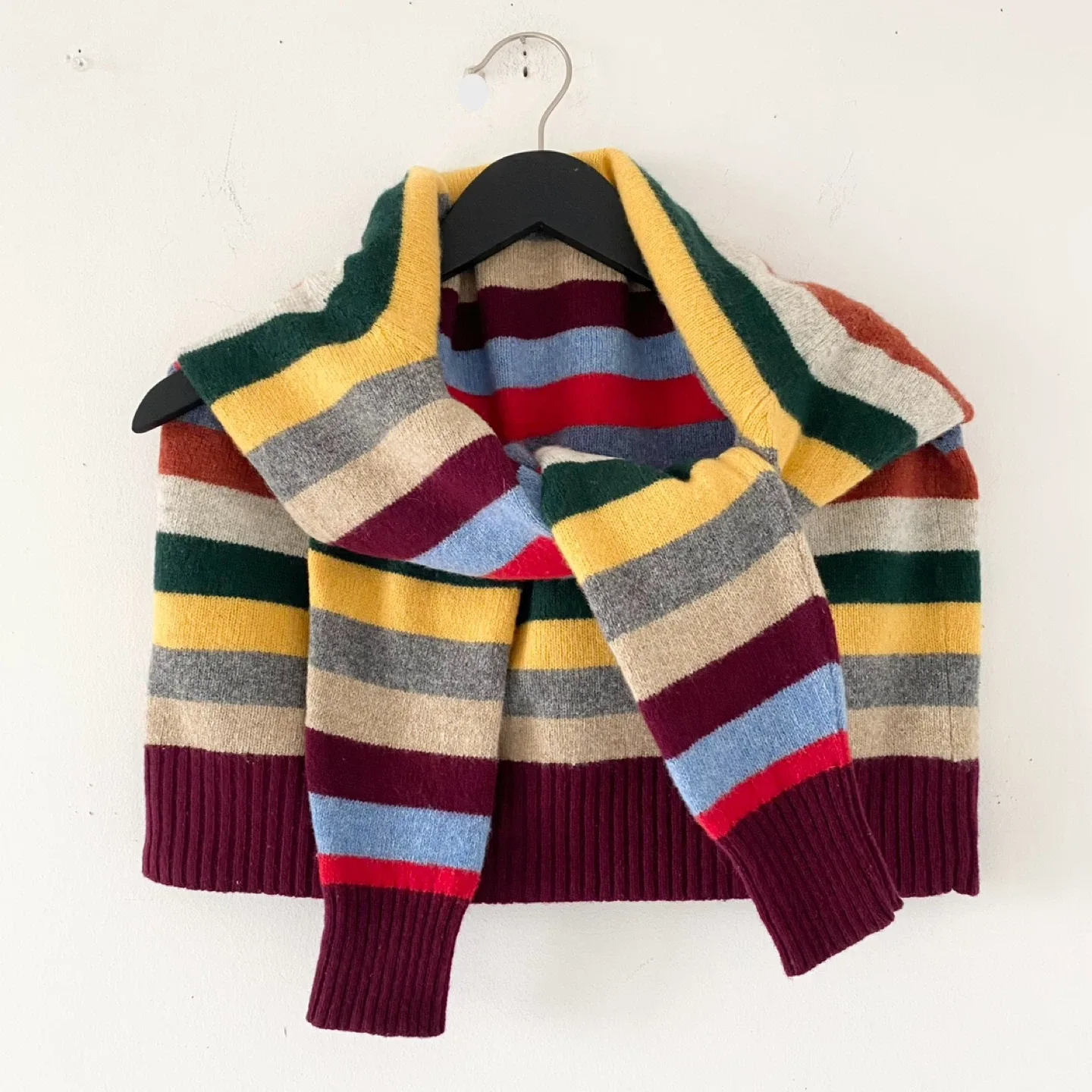 Jack Spade 100% Wool Multi-Colour Stripe Sweater image indicator(3)