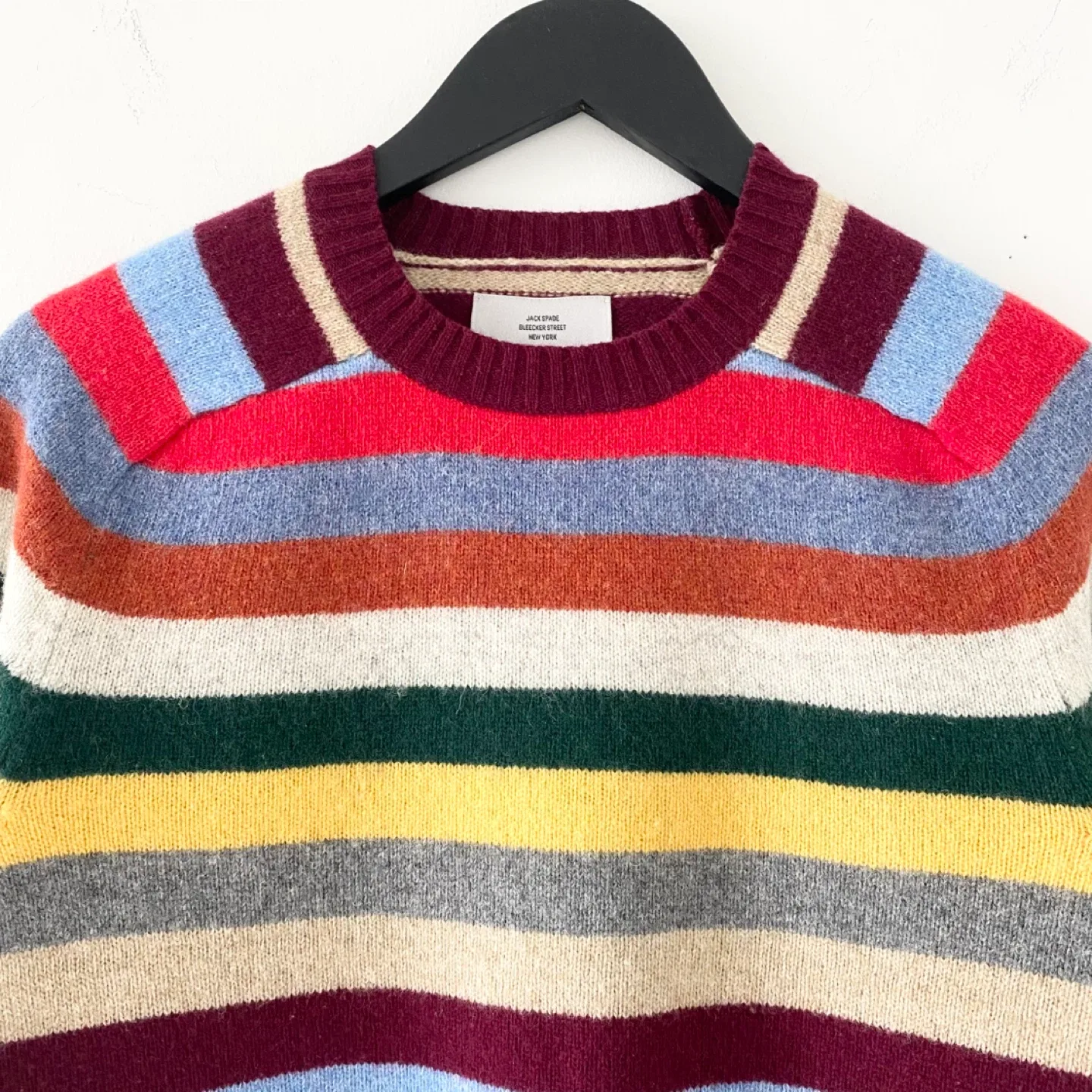 Jack Spade 100% Wool Multi-Colour Stripe Sweater image indicator(5)