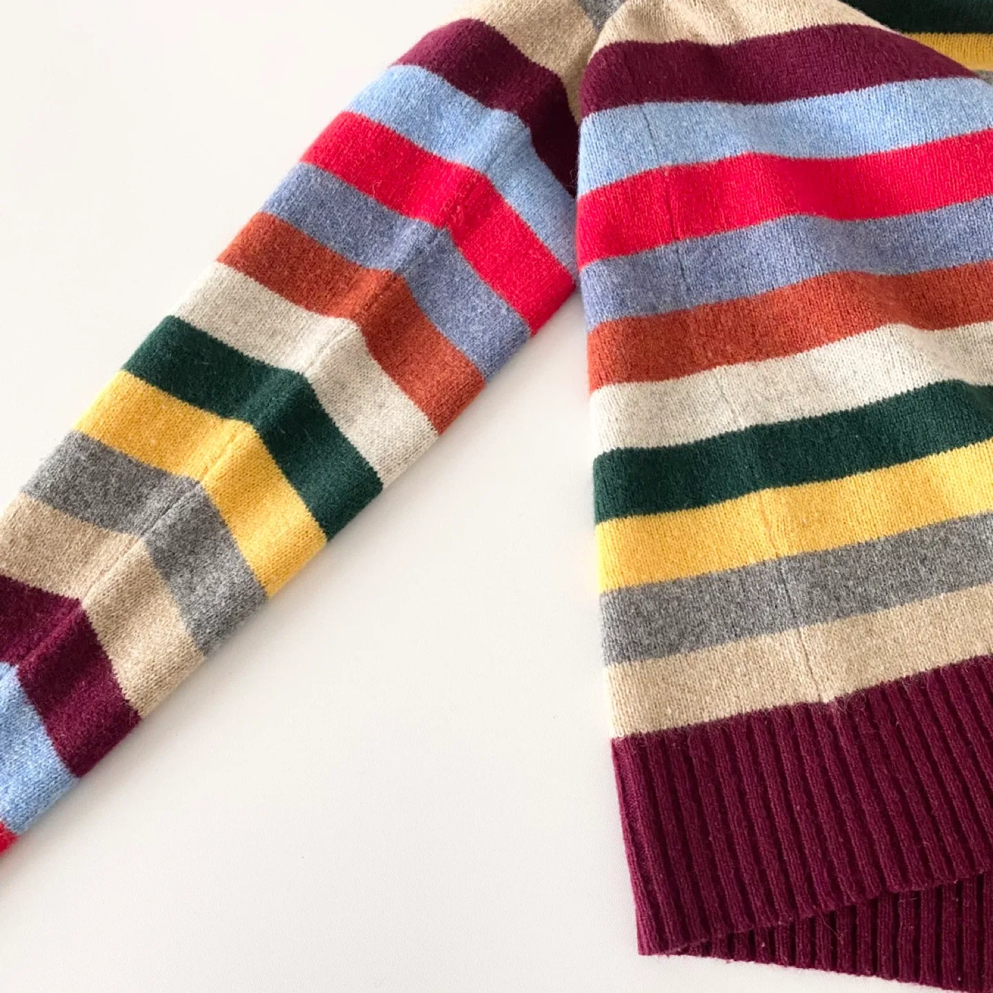Jack Spade 100% Wool Multi-Colour Stripe Sweater image indicator(6)