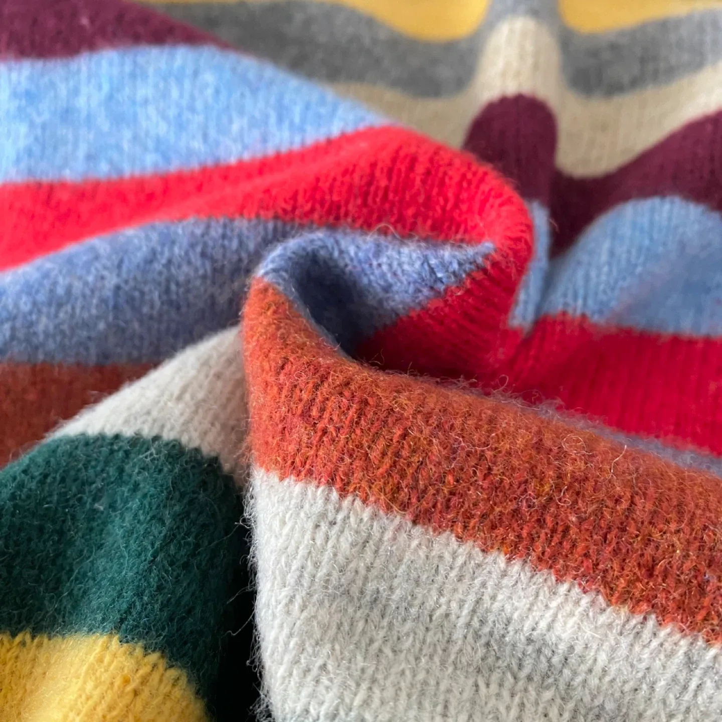 Jack Spade 100% Wool Multi-Colour Stripe Sweater image indicator(4)