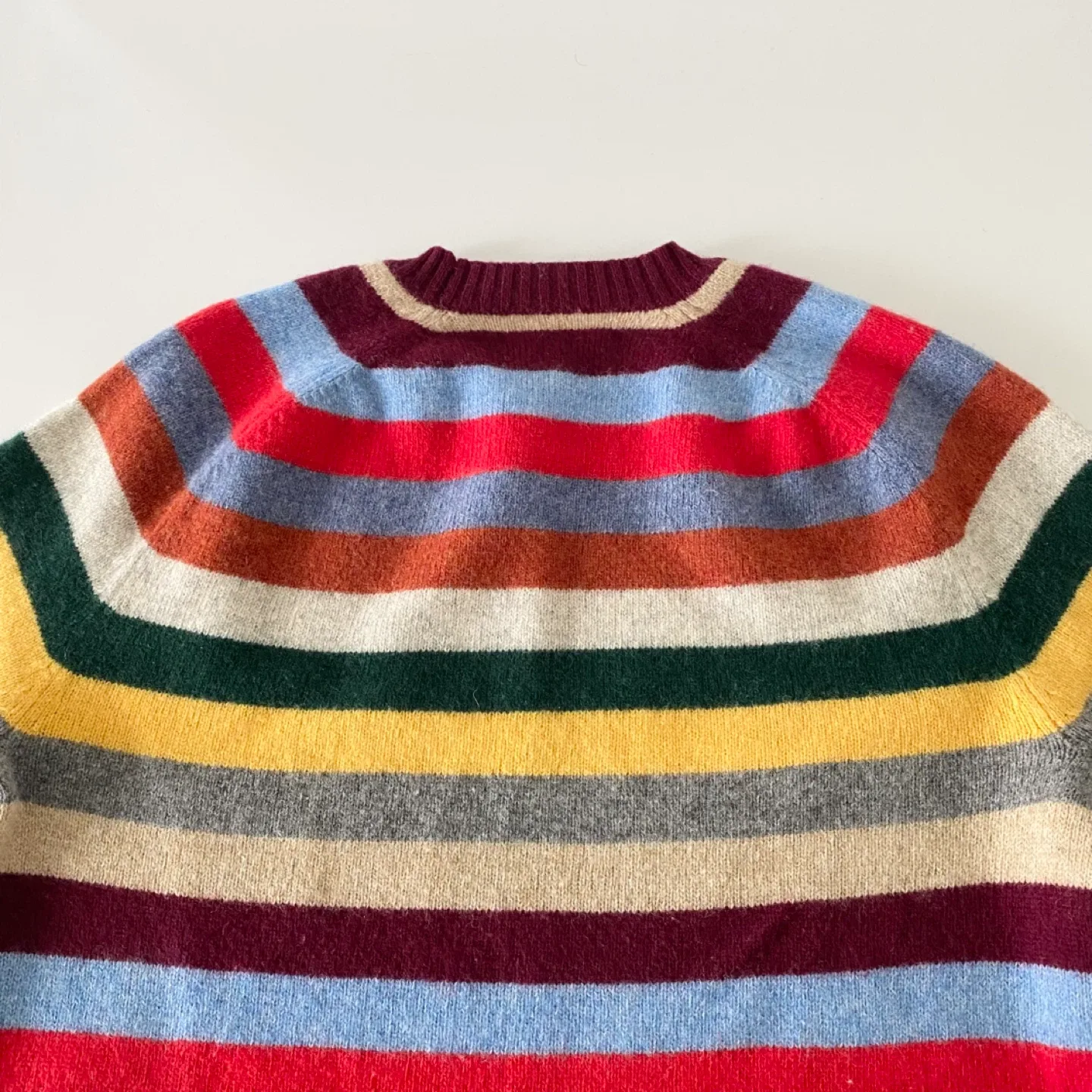 Jack Spade 100% Wool Multi-Colour Stripe Sweater image indicator(7)
