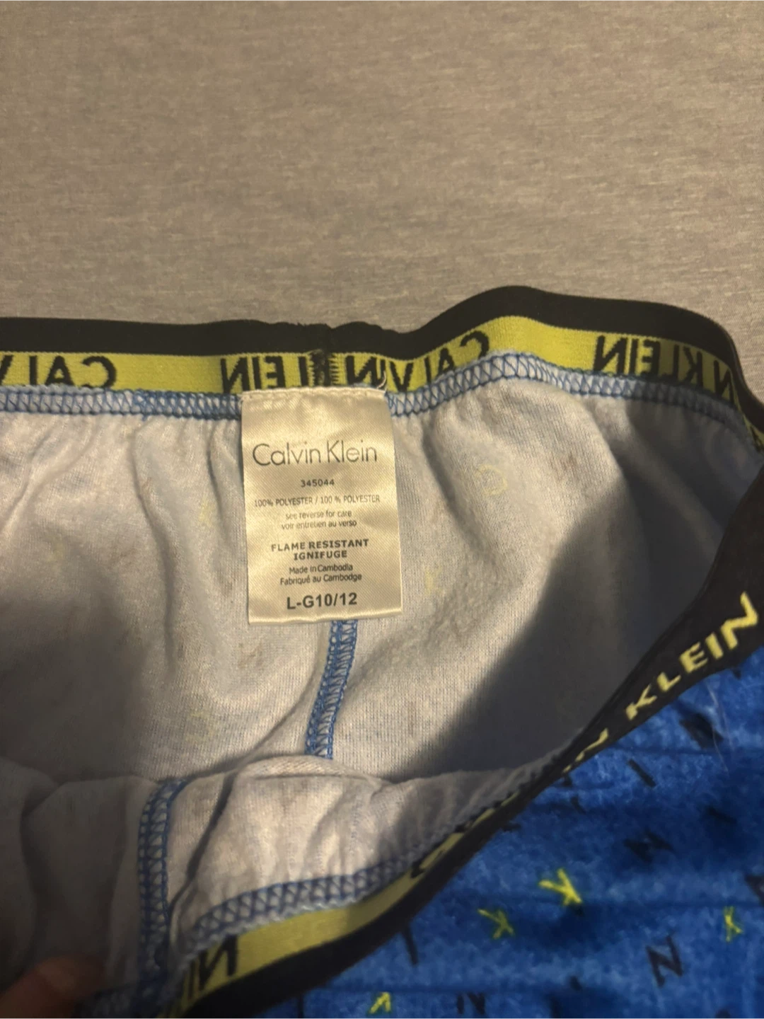 Calvin Klein Kids Pajama Pants - Size L (10/12) - photo 2