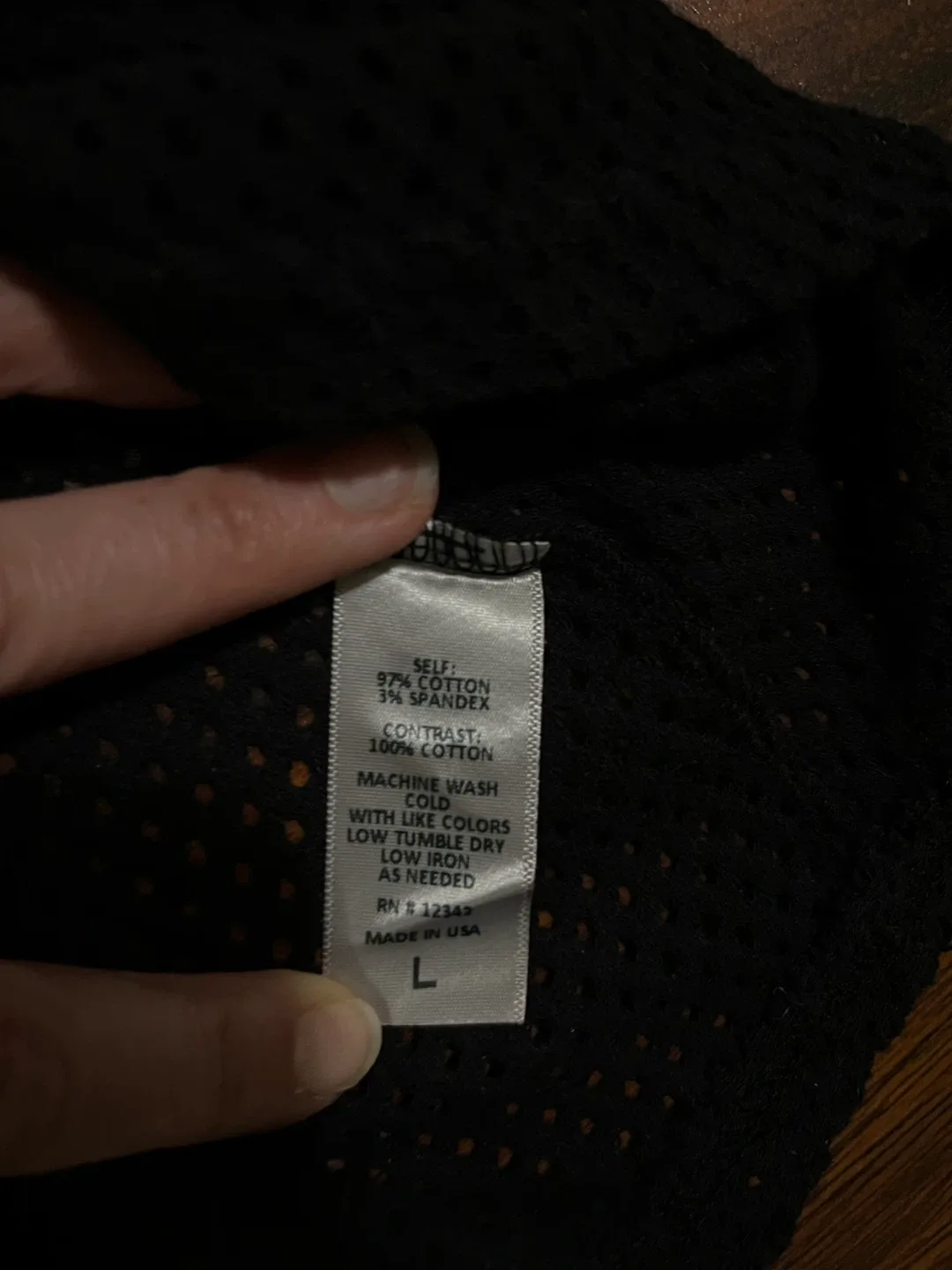 Coin 1804 women’s large mesh hoodie, black long sleeve image indicator(3)