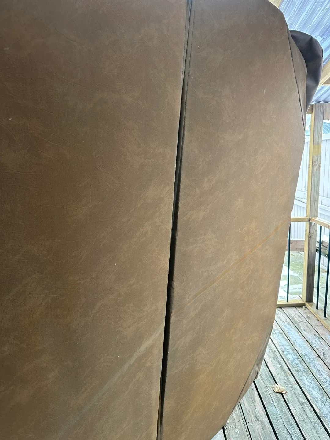 Brown Hot Tub Cover-86 by 86 image indicator(2)