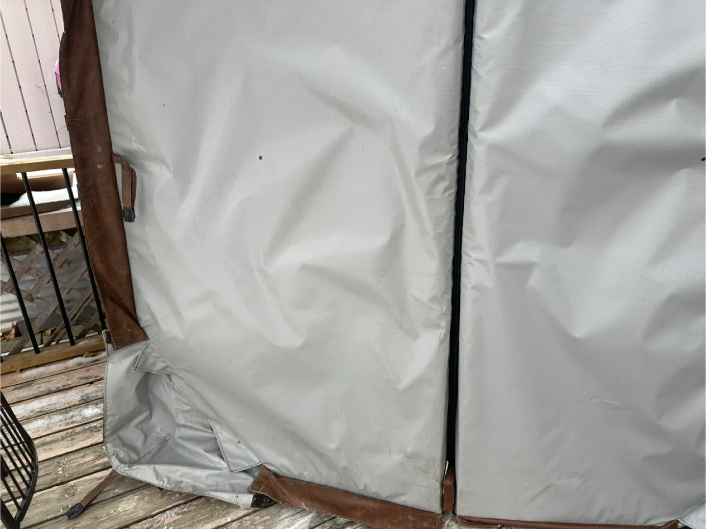 Brown Hot Tub Cover-86 by 86 image indicator(7)