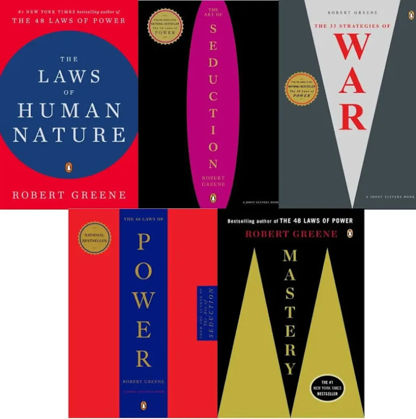 Robert Greene Book Collection: Laws of Human Nature + More