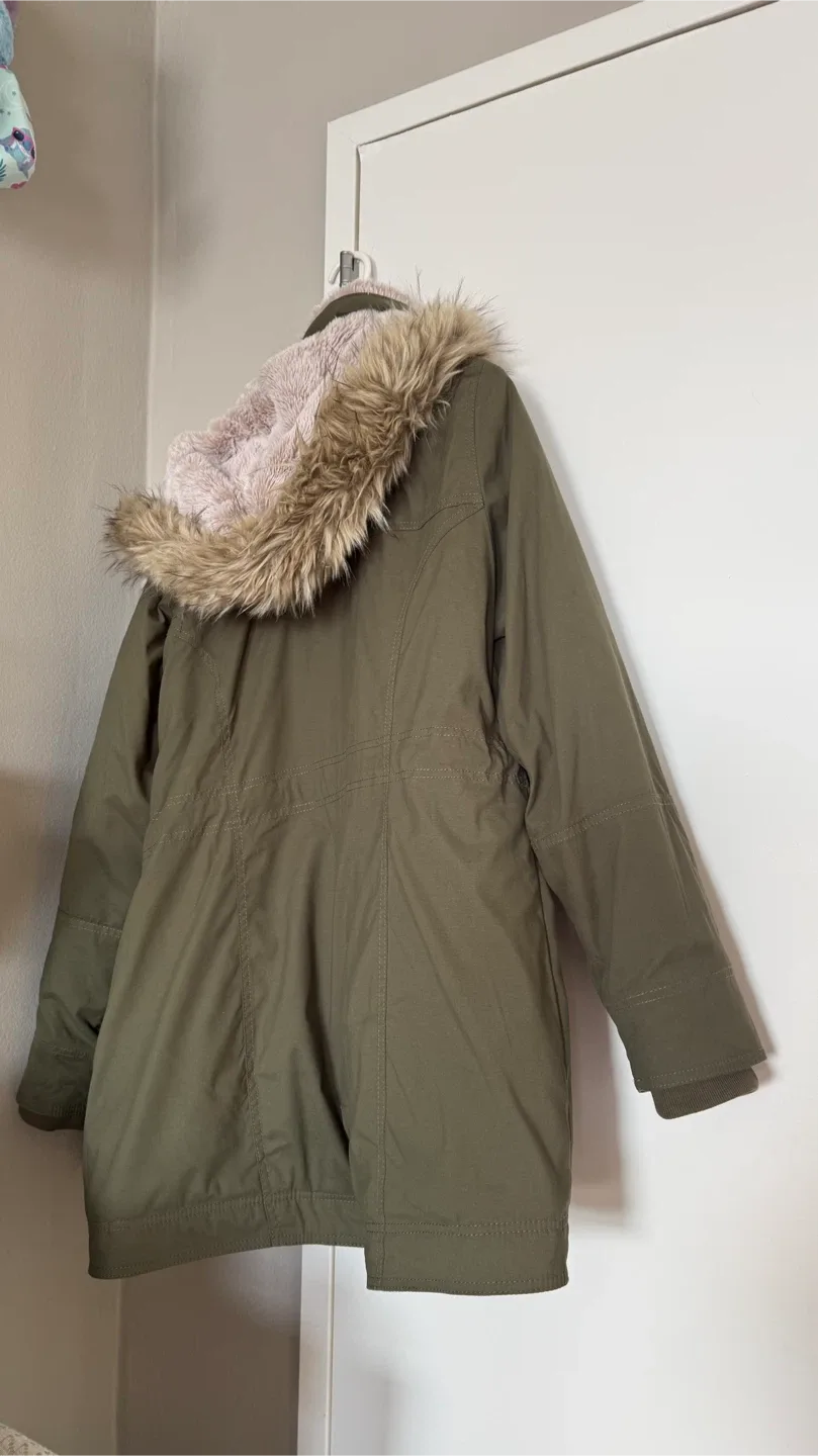 Hollister Heritage Collection Olive Green Parka XL image indicator(3)