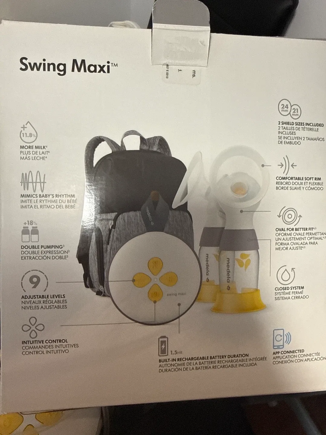 Medela Swing Maxi Double Electric Breast Pump image indicator(6)