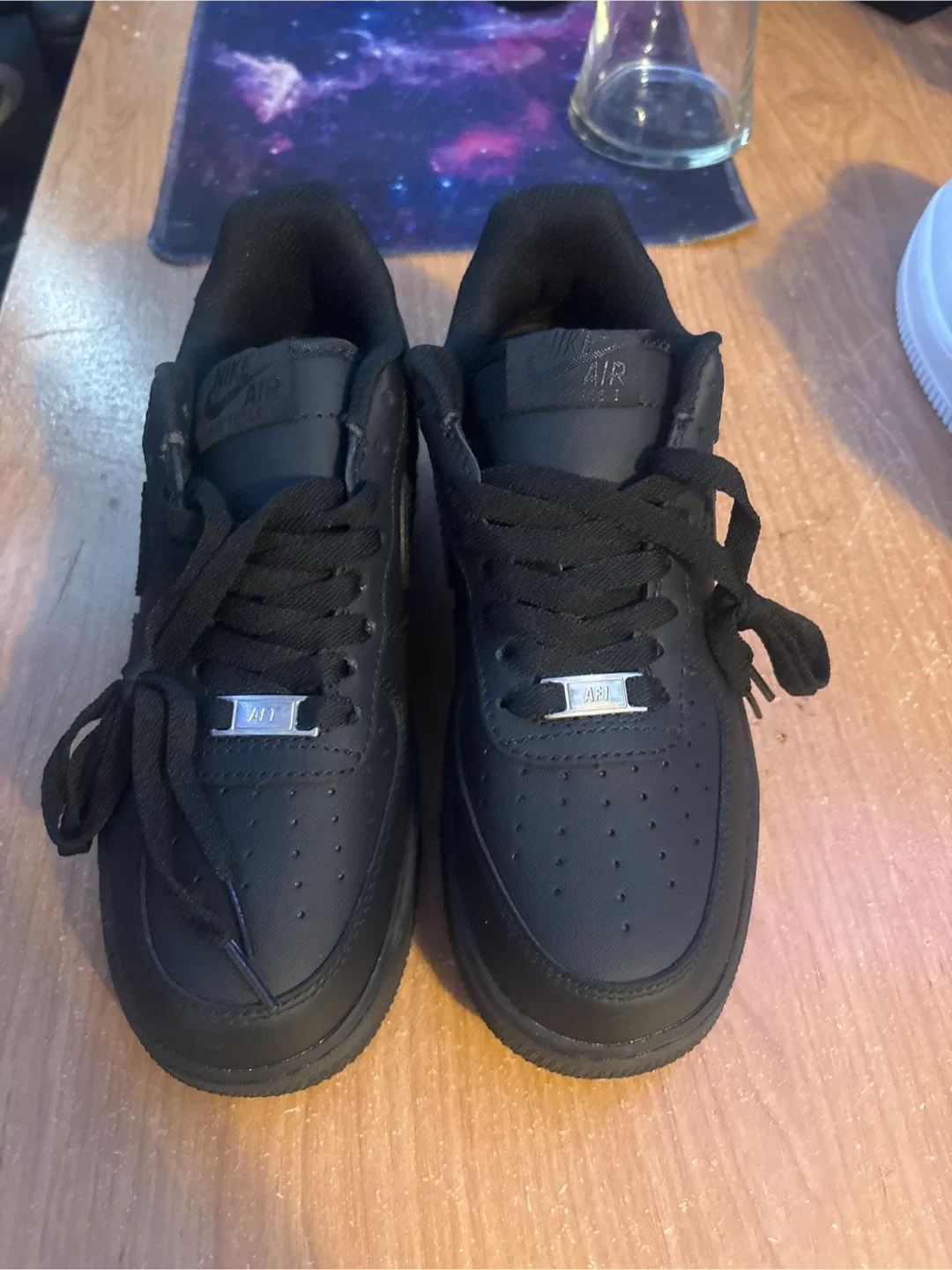 Nike Air Force 1 Low - Size 7 US - Black
