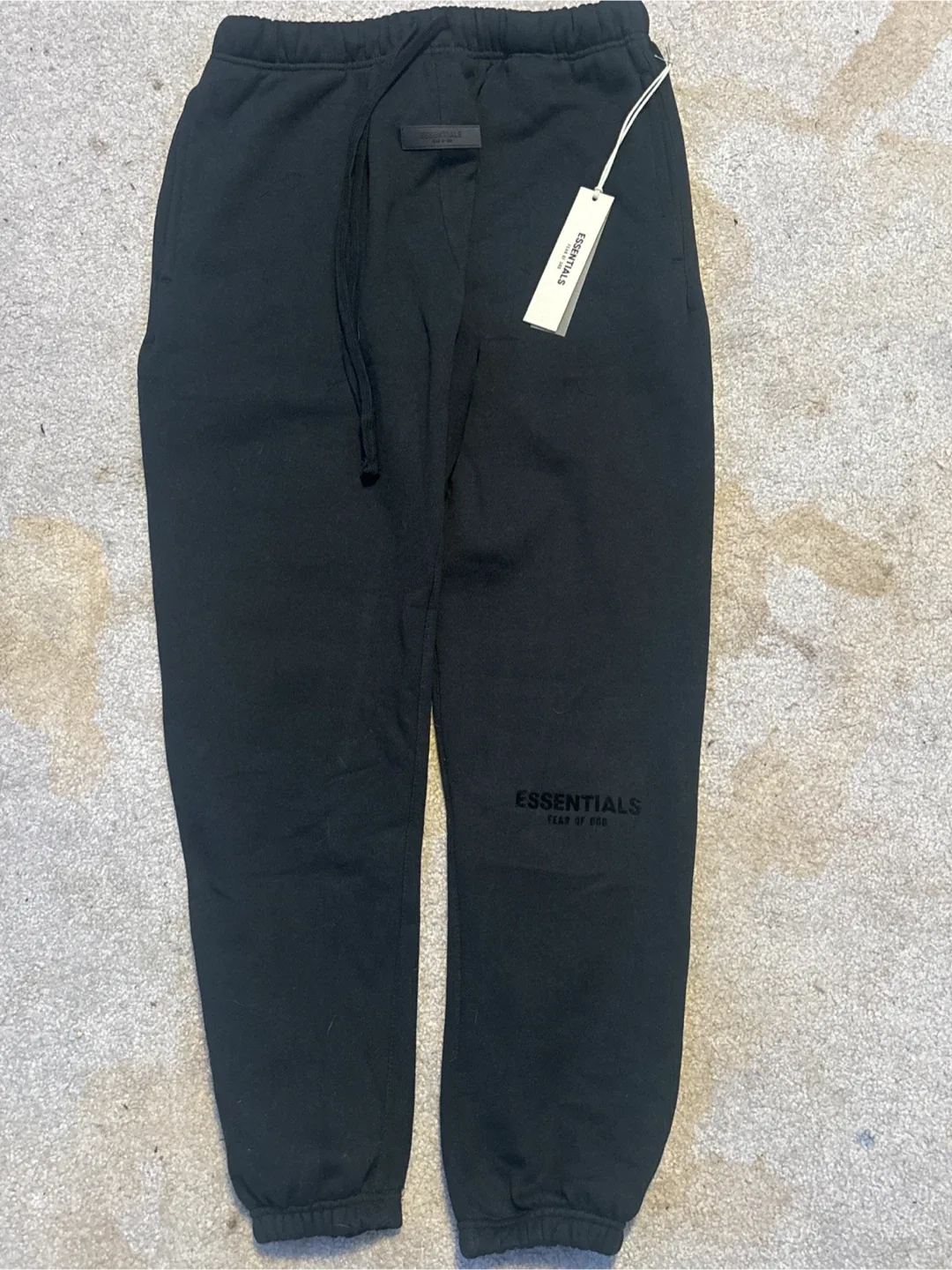 Essentials Fear of God Black Sweatpants - Size M
