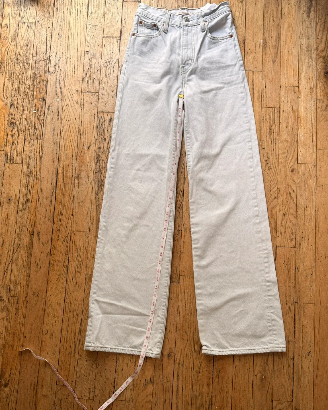 Levi's Ribcage Wide Leg Jeans, Size 23