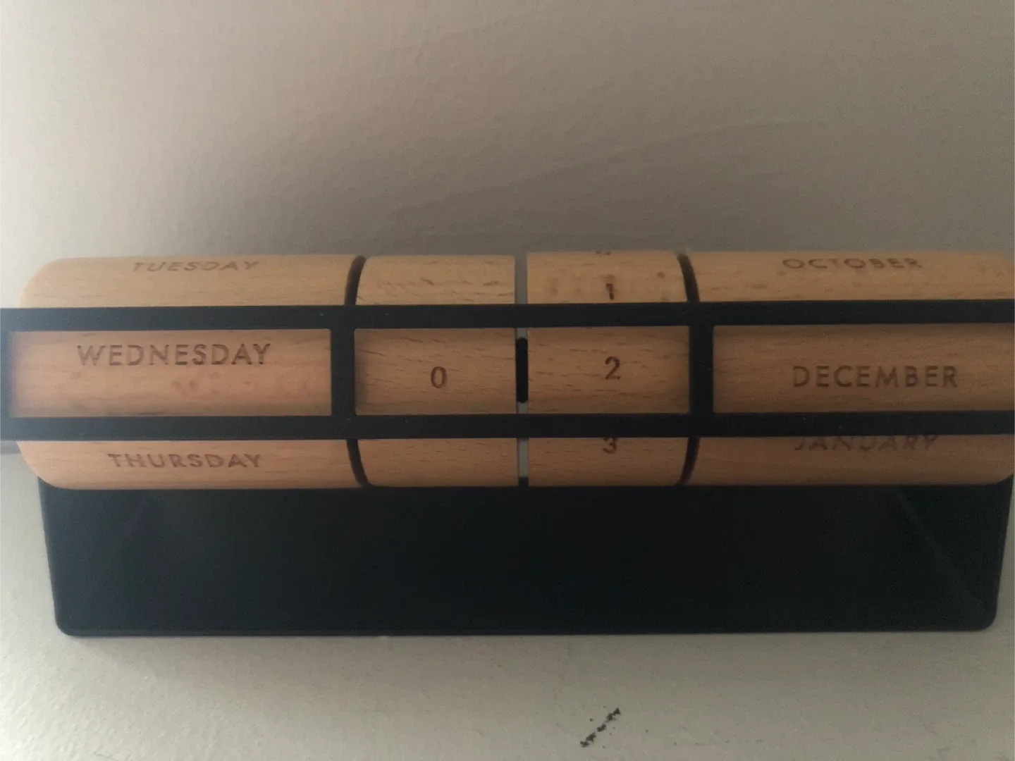 Perpetual Wooden Calendar