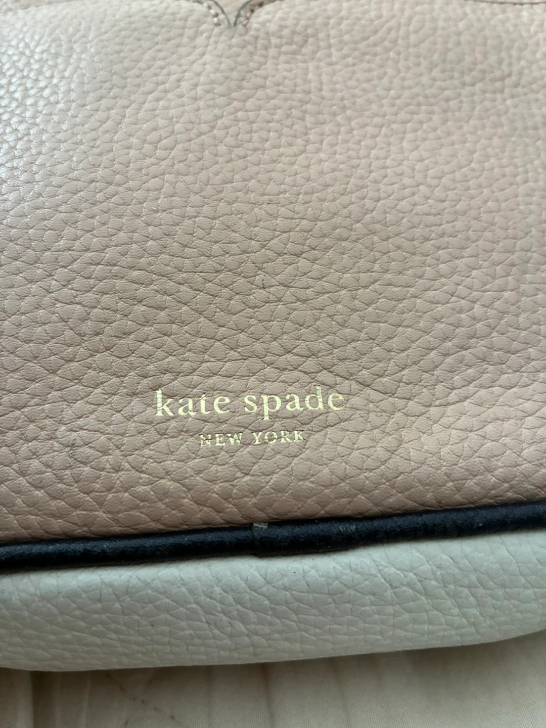 Kate Spade Crossbody -Black, beige and pink