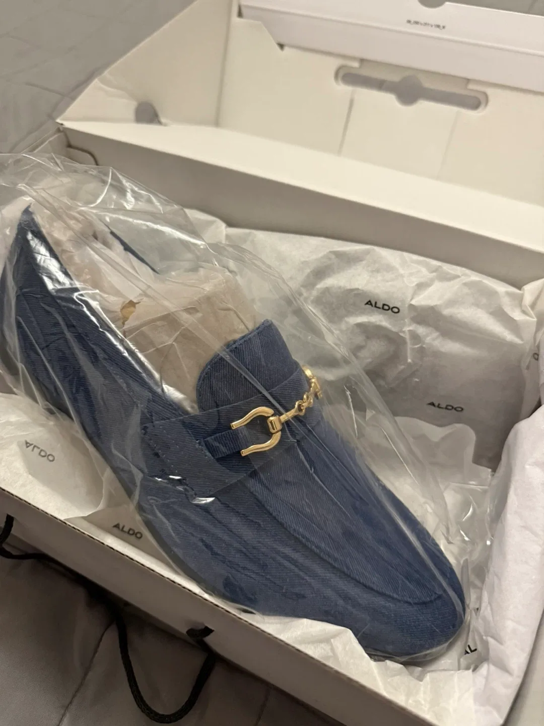 New ALDO Blue Loafers, Size 9 men