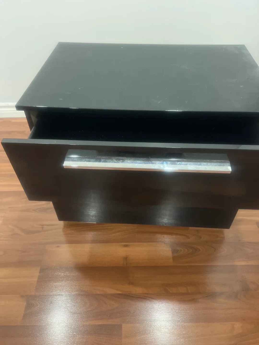 Black 2-Drawer Nightstand image indicator(3)