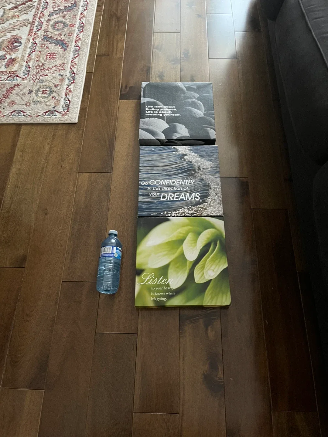 Set of 3 Canvas Wall Art Prints 11X11 inches