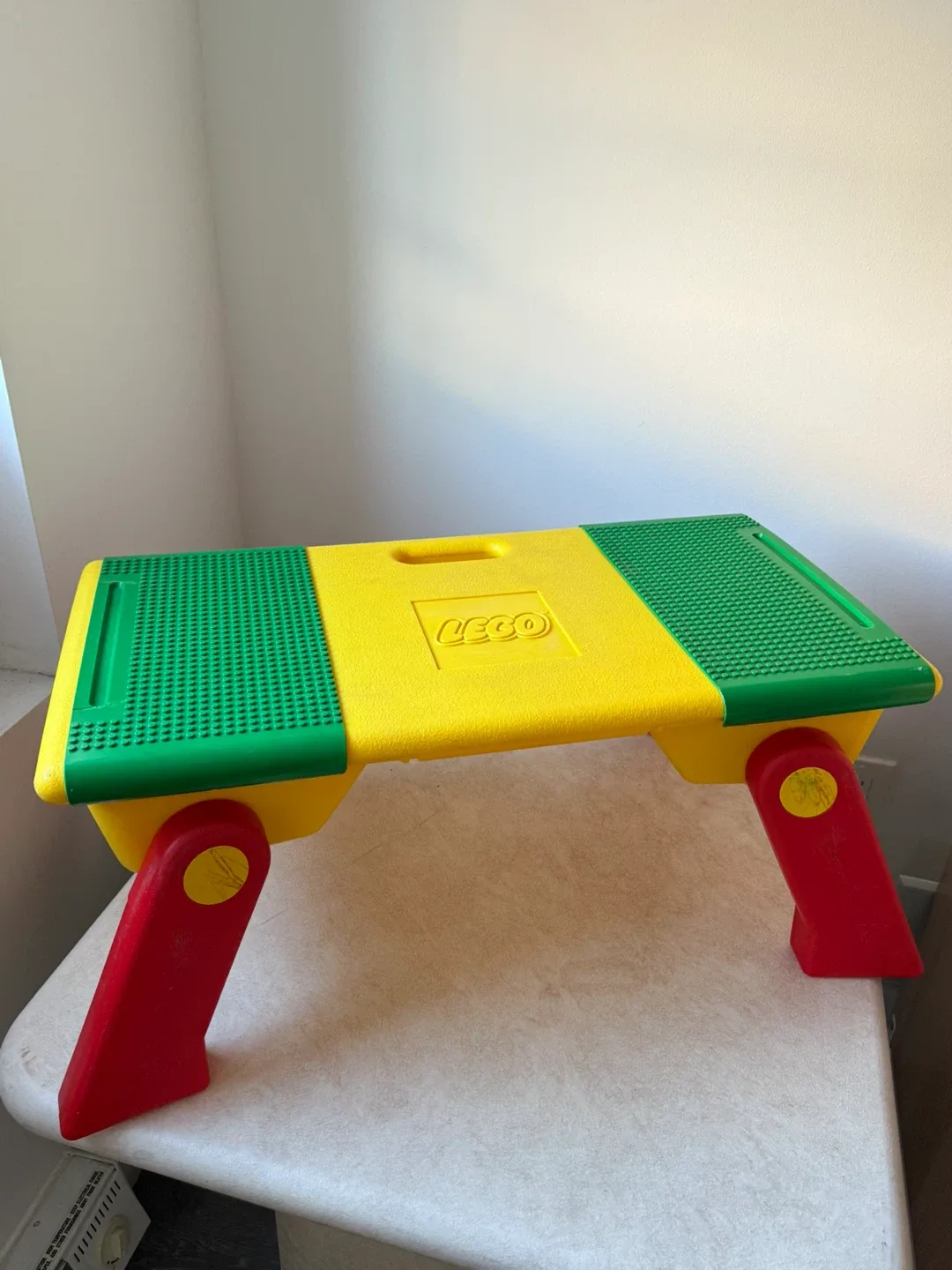 LEGO Activity Table - Yellow, Green & Red