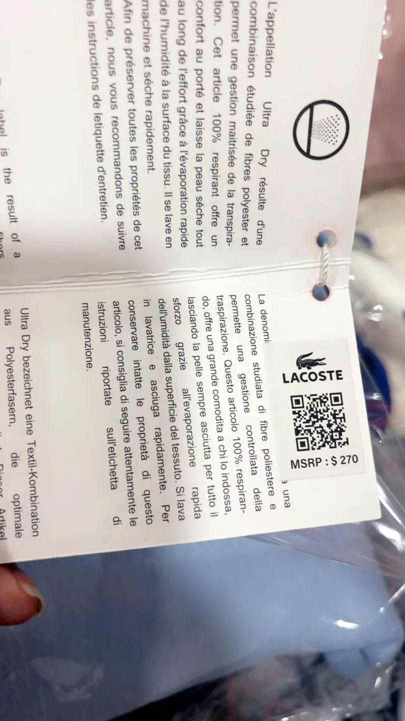 Lacoste Hoodie & Sweatpants Set 2 colors dark blue and black image indicator(7)