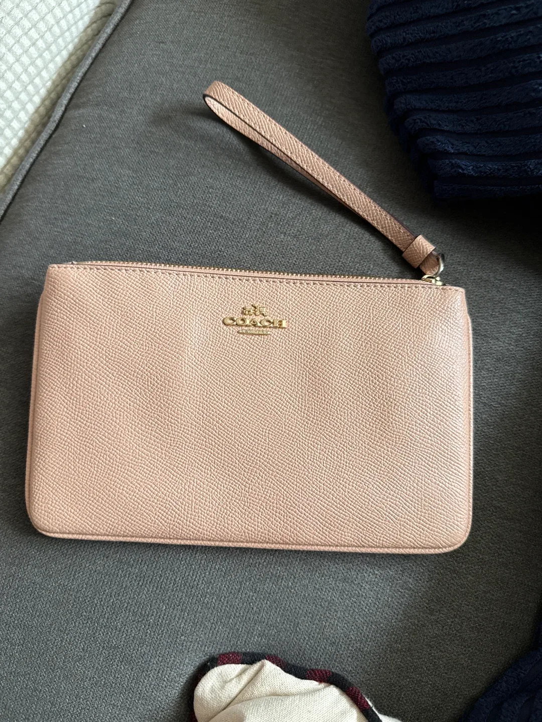 Coach Wristlet - Peach Colour