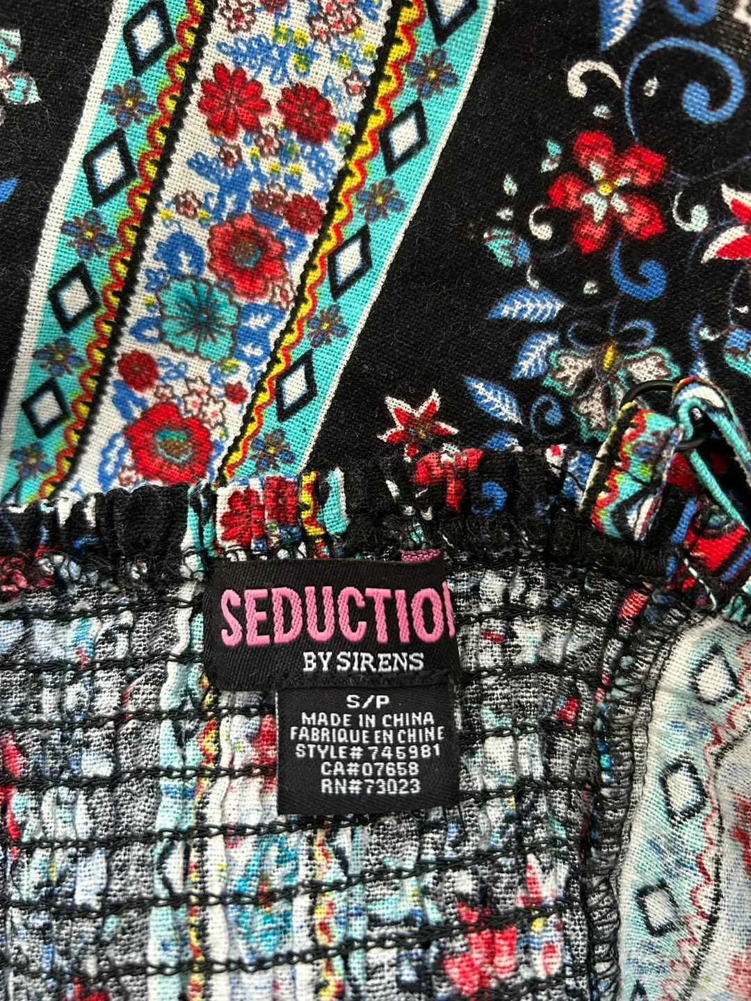 #Cleanout Seduction by Sirens Dress - Size S Women’s geometric image indicator(3)