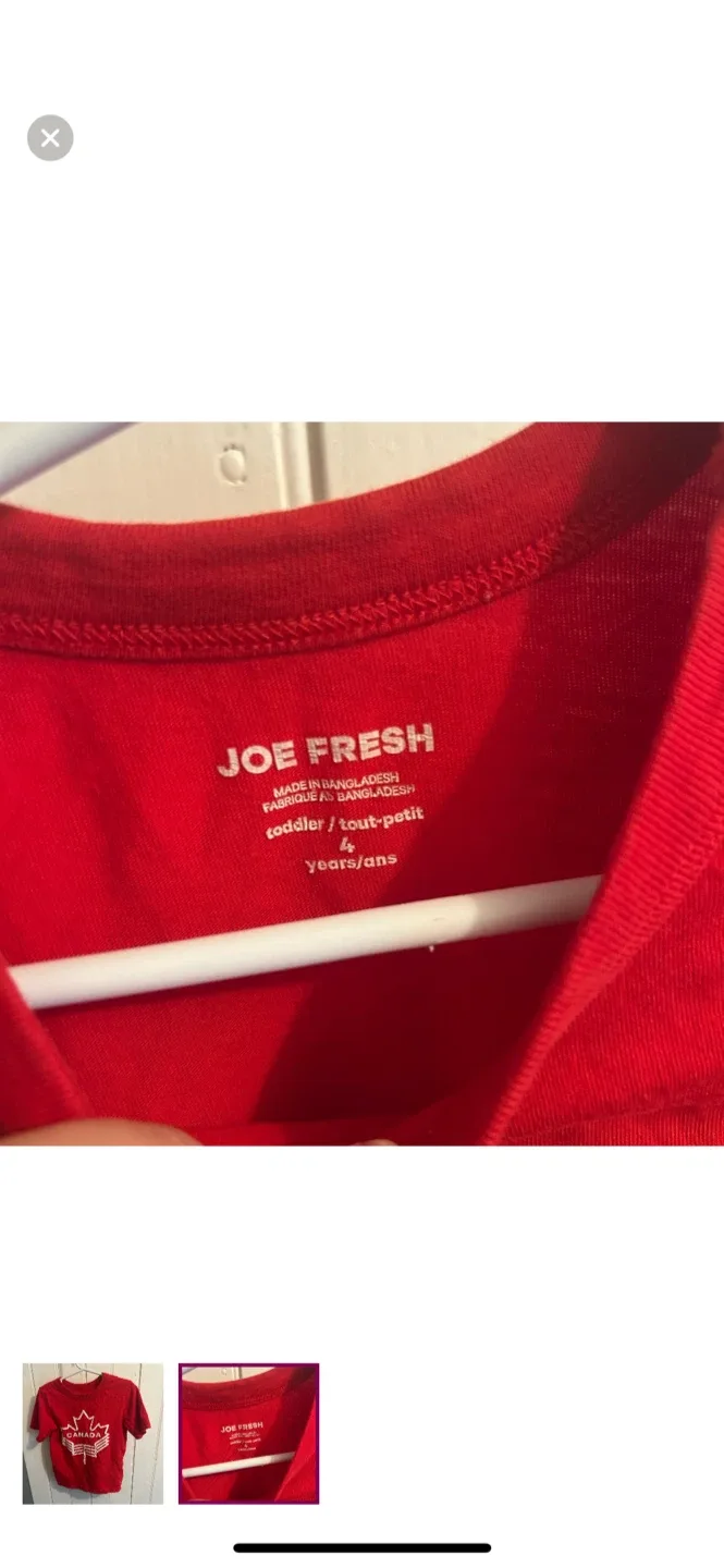 Joe Fresh Toddler Canada T-Shirt - Size 4 image indicator(2)