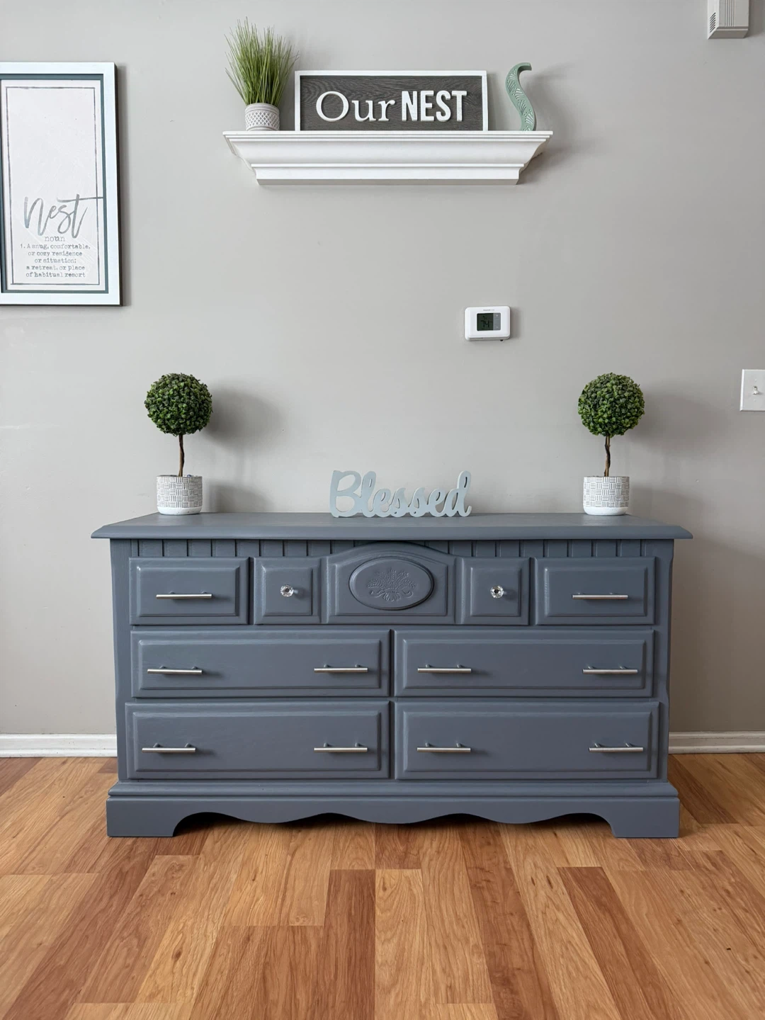✨🩶Gorgeous solid oak dresser🩶✨