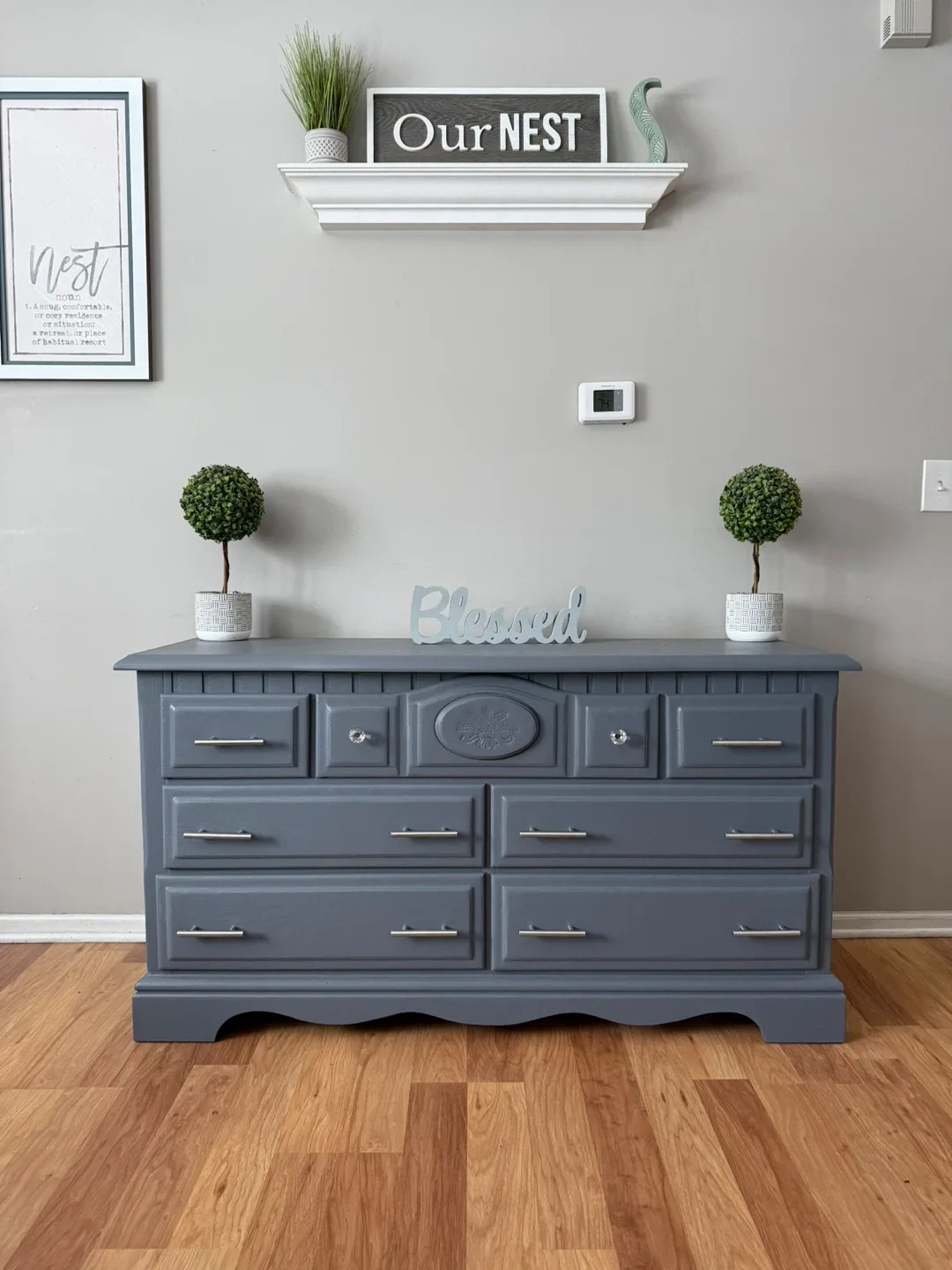 ✨🩶Gorgeous solid oak dresser🩶✨
