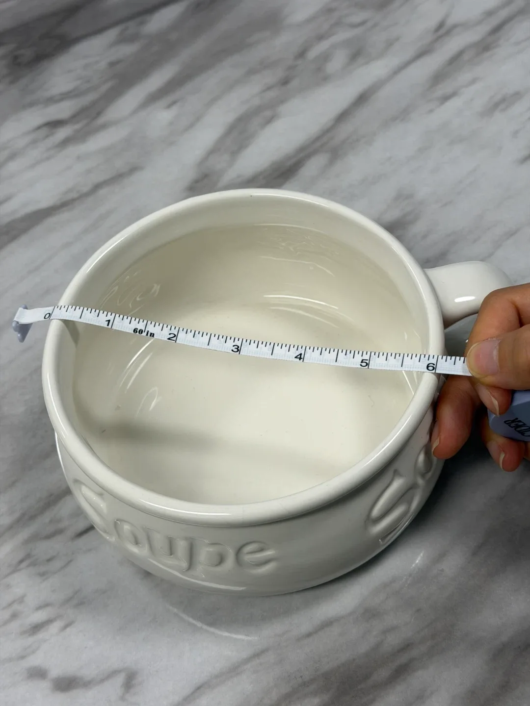 White Ceramic Soup Bowls image indicator(3)