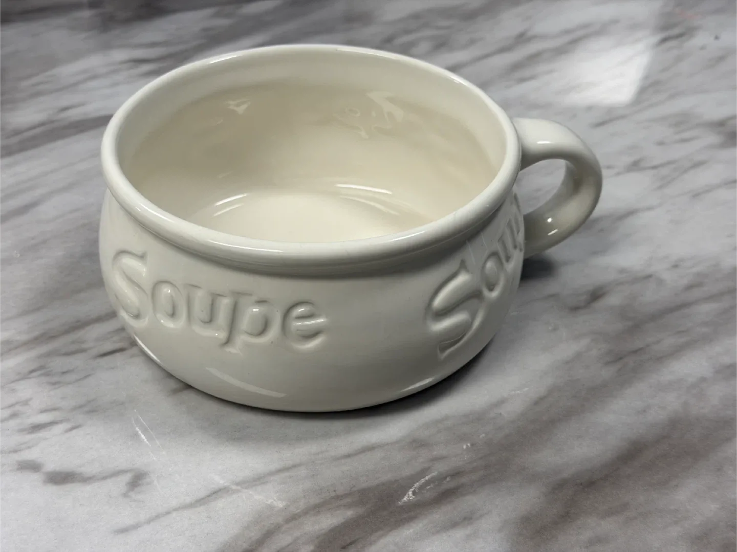White Ceramic Soup Bowls